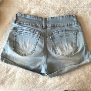 Wax Jean Shorts